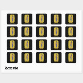 Sticker Carré de la déesse égyptienne (Feuille)