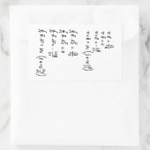 Sticker Carré de la formule physique T-Shirt Invit (Sac)