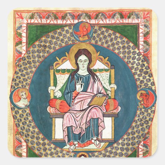 Sticker Carré De la morue. 1948 Christ en Majesté (Devant)