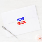 Sticker Carré DE LA NATION TRUMP (Enveloppe)