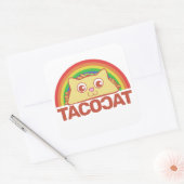 Sticker Carré de luxe TacoCat (Enveloppe)