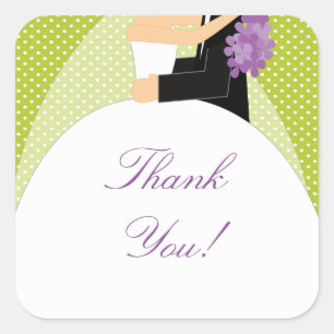 Sticker Carré de mariée et de Merci de chambre !