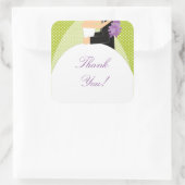 Sticker Carré de mariée et de Merci de chambre ! (Sac)