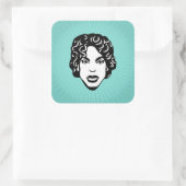 Sticker Carré de personne générique (Sac)