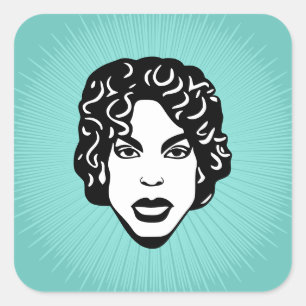 Sticker Carré de personne générique