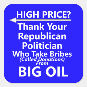 Sticker Carré de pompe à gaz à grande huile