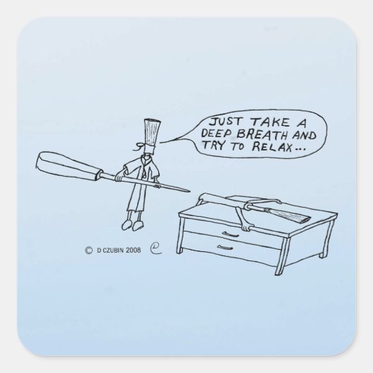 Sticker Carré de respiration profonde (Devant)