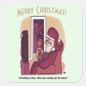 Sticker Carré de tempête (Devant)