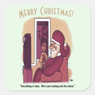 Sticker Carré de tempête