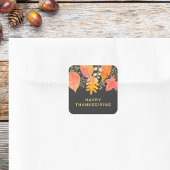 Sticker Carré de Thanksgiving moderne