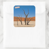 Sticker Carré Deadvlei (Sac)