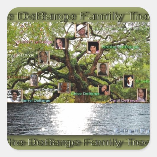 Sticker Carré DeBarge Family Tree Spécialty Items (Devant)