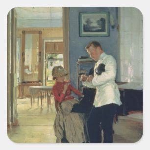 Sticker Carré Déclaration d'amour, 1889-91