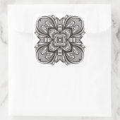 Sticker Carré Déco Carré noir inspiré (Sac)