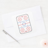 Sticker Carré Décodeur de jeux de hockey (Enveloppe)