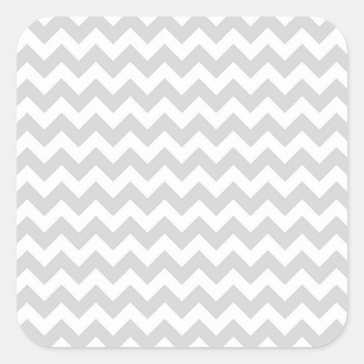 Sticker Carré Décor blanc classique (Devant)