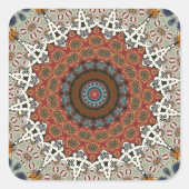 Sticker Carré Décoratif Mandala (Devant)