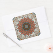 Sticker Carré Décoratif Mandala (Enveloppe)