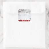 Sticker Carré Décoration ornementale de Christmas (Sac)