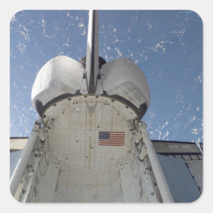 Sticker Carré Découverte de la navette spatiale 13