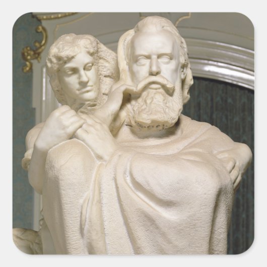 Sticker Carré Dédication à Brahms, 1909 (Devant)