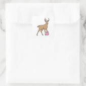 Sticker Carré Deer Fitness Dumbbell (Sac)