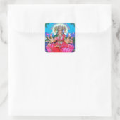 Sticker Carré Déesse Gayatri Devi Deity (Sac)