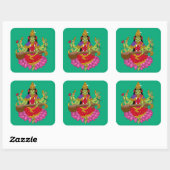 Sticker Carré Déesse Matangi (Feuille)