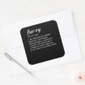 Sticker Carré Définition Fandom Furries Design Cosplay (Enveloppe)