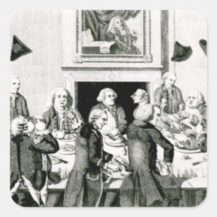 Sticker Carré Dégustation, 1780