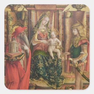 Sticker Carré Della Rondine de Madonna de La, après 1490