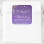 Sticker Carré Démarrer (Sac)