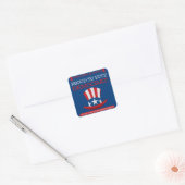 Sticker Carré Démocrate (Enveloppe)