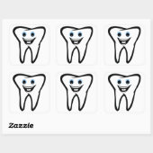 Sticker Carré Dent (Feuille)