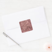 Sticker Carré Dentelle rose rose (Enveloppe)