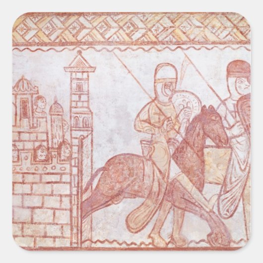 Sticker Carré Départ des Croisés (Devant)