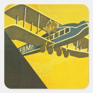 Sticker Carré Déplacer avec les heures