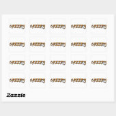 Sticker Carré Déplaisant (Feuille)