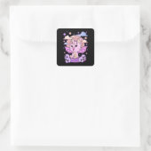 Sticker Carré Déplaisant Kawaii Chibi Horreur mignet Déplaisant  (Sac)