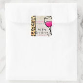 Sticker Carré Dernier Fling Avant La Bachelorette D'Impression S (Sac)