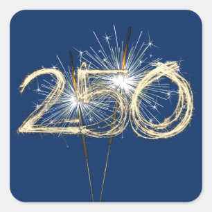 Sticker Carré Des lueurs de fête pour le 250e anniversaire de l'