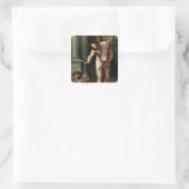 Sticker Carré Descente du Christ dans Limbo, c. 1532 (Sac)