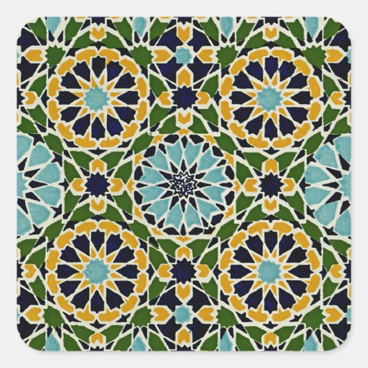 Sticker Carré Design arabe #10 à Emporio Moffa (Devant)