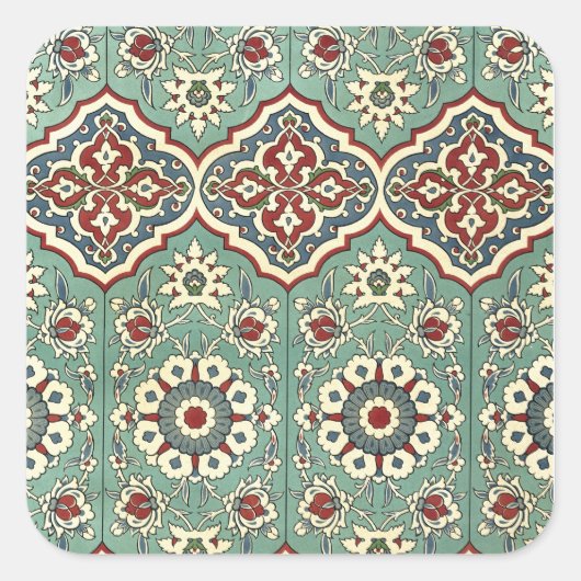 Sticker Carré Design arabe #11 à Emporio Moffa (Devant)