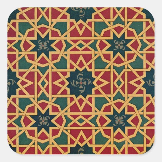 Sticker Carré Design arabe n° 1 à Emporio Moffa (Devant)