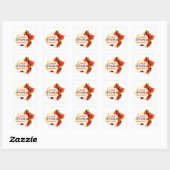 Sticker Carré Design de Boyfriend Thaï (Feuille)