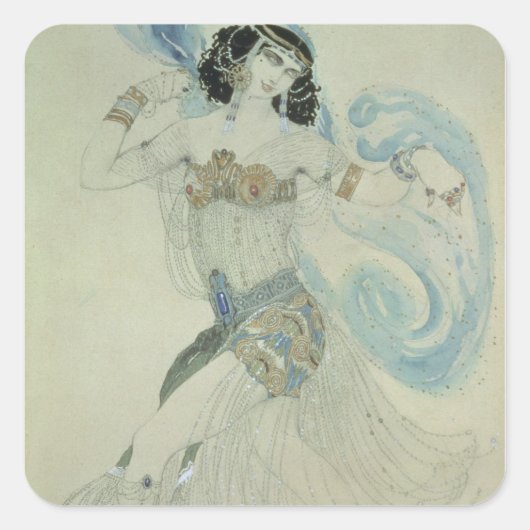 Sticker Carré Design de costume pour Salome (Devant)