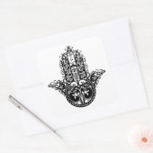 Sticker Carré Design de hamsa décoratif (Enveloppe)