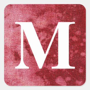 Sticker Carré Design Denim Washed #10 @ Emporio Moffa