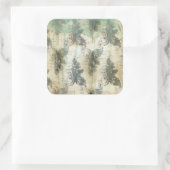 Sticker Carré Design moderne Fleur De Lis (Sac)